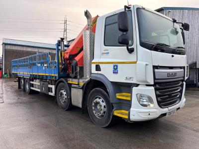 2015 (15) DAF CF85.400 8x2 crane lorry