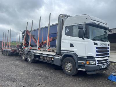 2016 (16) Scania R450 6x4 Timber truck