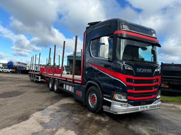 2018 (18) Scania R580 Wagon & Drag