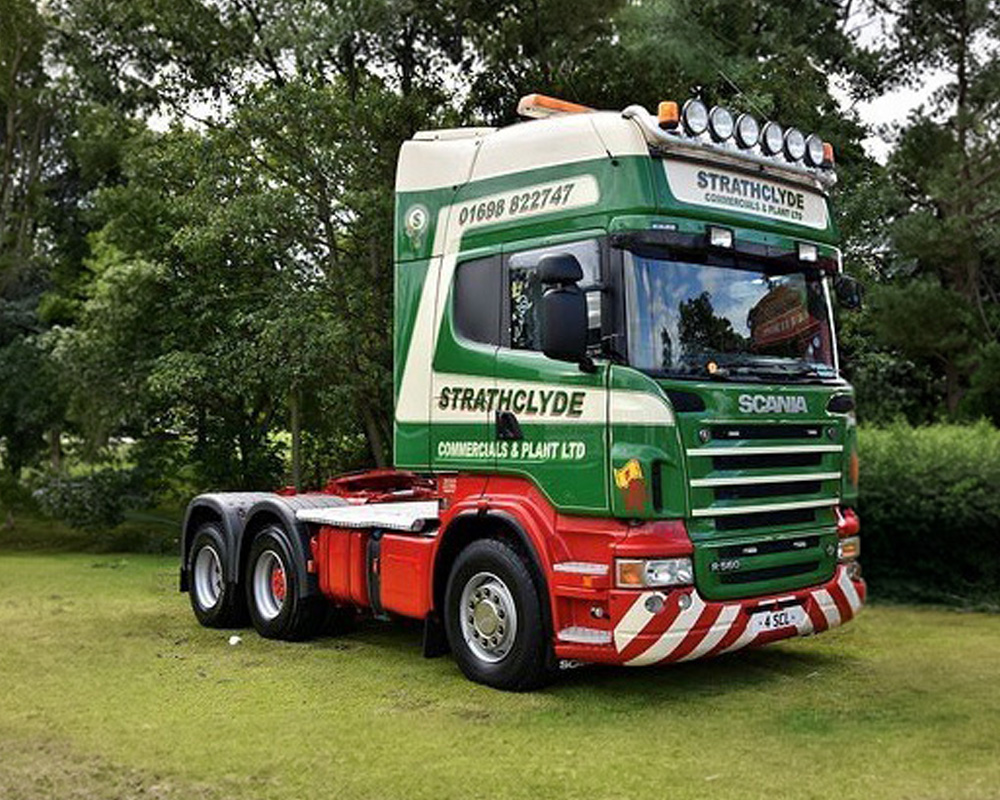 green truck